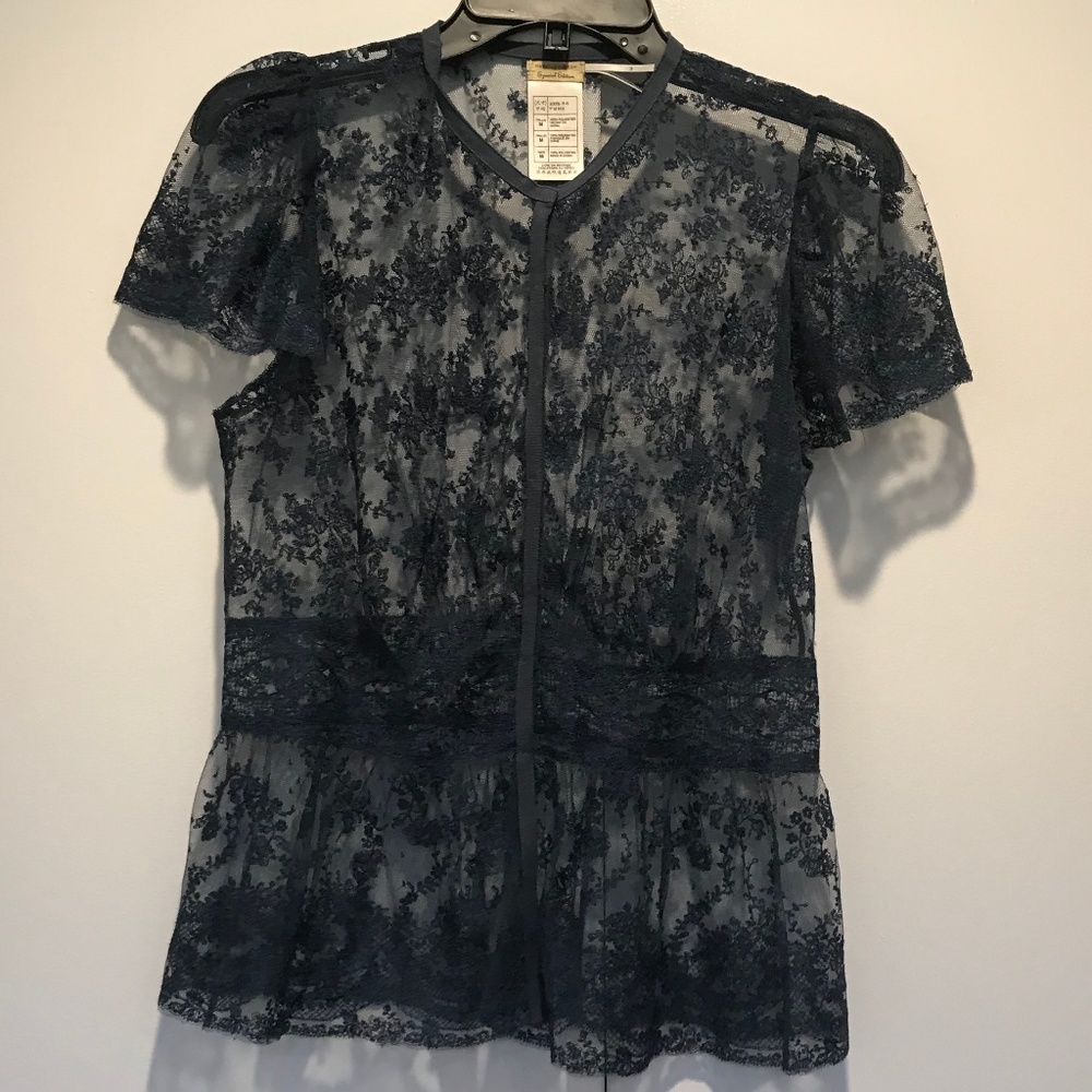 Max Studio Lace Top - Picture 2 of 5